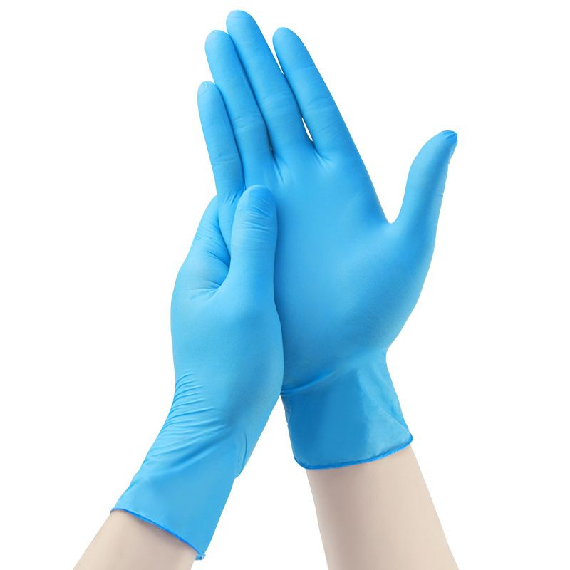 Disposable Nitrile Gloves Blue Powder Free Suitable for Home Cleaning Kitchen Food Cooking