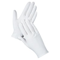 Dust-free Esd Labor Electronic Working Glove Anti Static Inspection White Polyester Microfiber Dusting Gloves