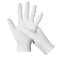 Dust-free Esd Labor Electronic Working Glove Anti Static Inspection White Polyester Microfiber Dusting Gloves