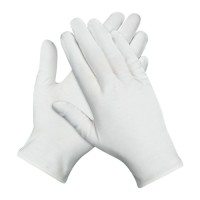 Dust-free Esd Labor Electronic Working Glove Anti Static Inspection White Polyester Microfiber Dusting Gloves